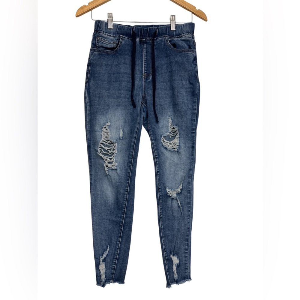 YMI Distressed Jogger Jeans Size Small